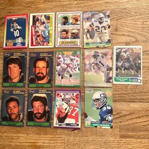 Seattle Seahawks Football Trading Cards Collection